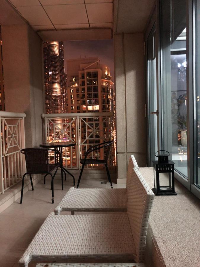 Downtown Boulevard One Bedroom Apt In 29 Blvd غرفة وصالة Burj & Fountain View Master Bedroom Plus 2 Single Beds In Living Room Ντουμπάι Εξωτερικό φωτογραφία